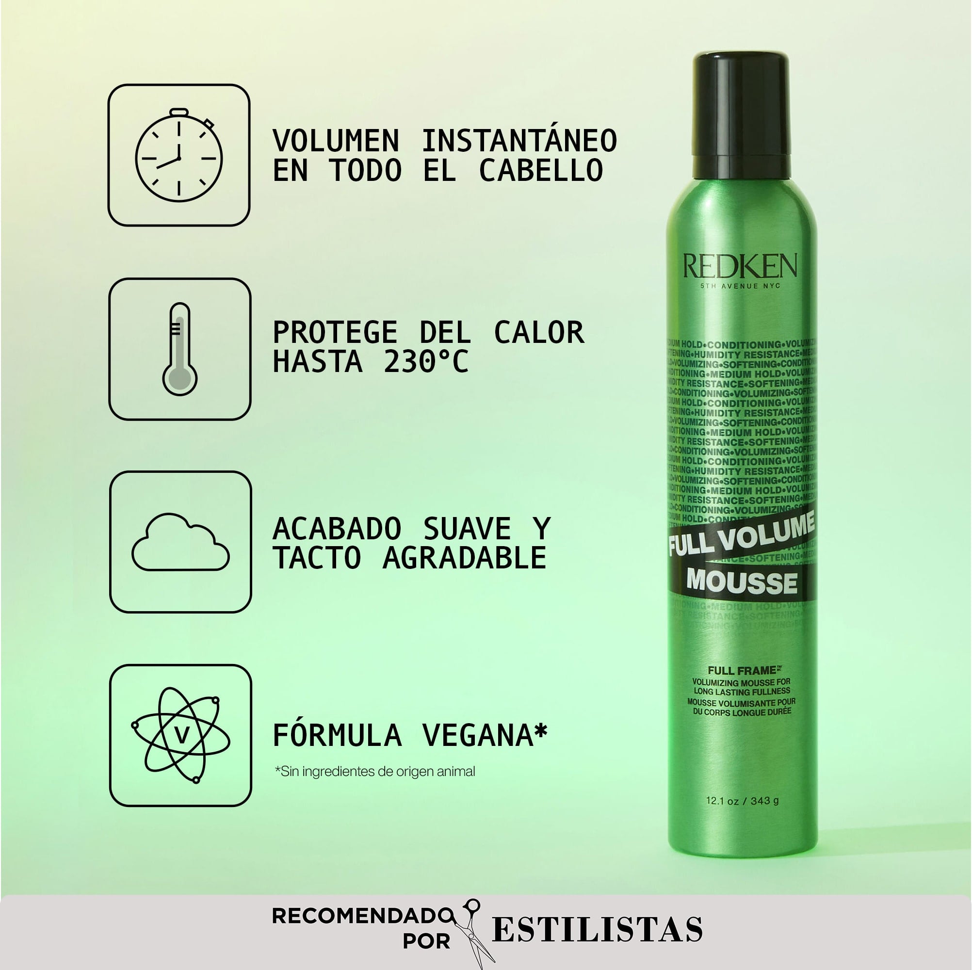 Mousse voluminizador 