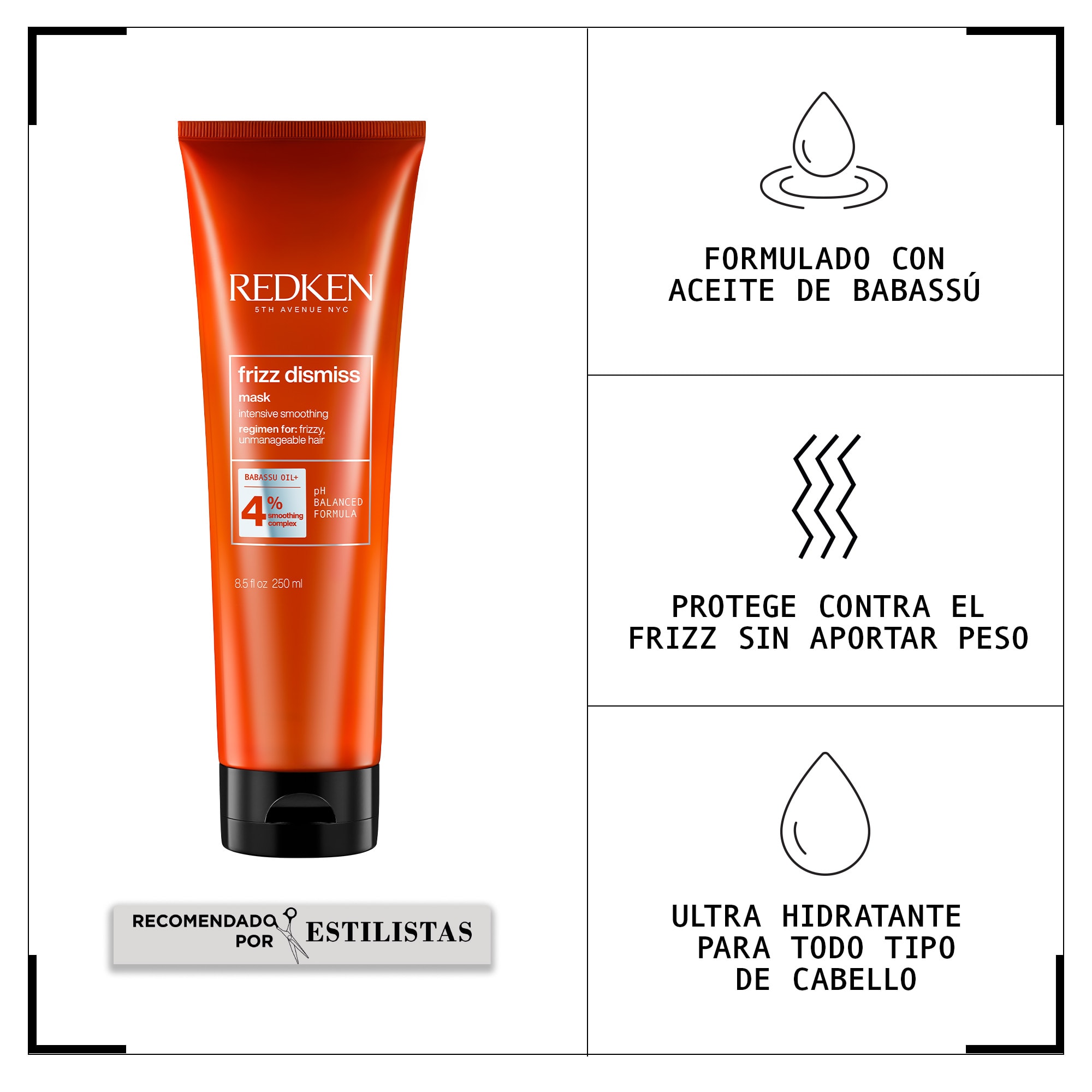 MÁSCARA FRIZZ DISMISSs ByRedken