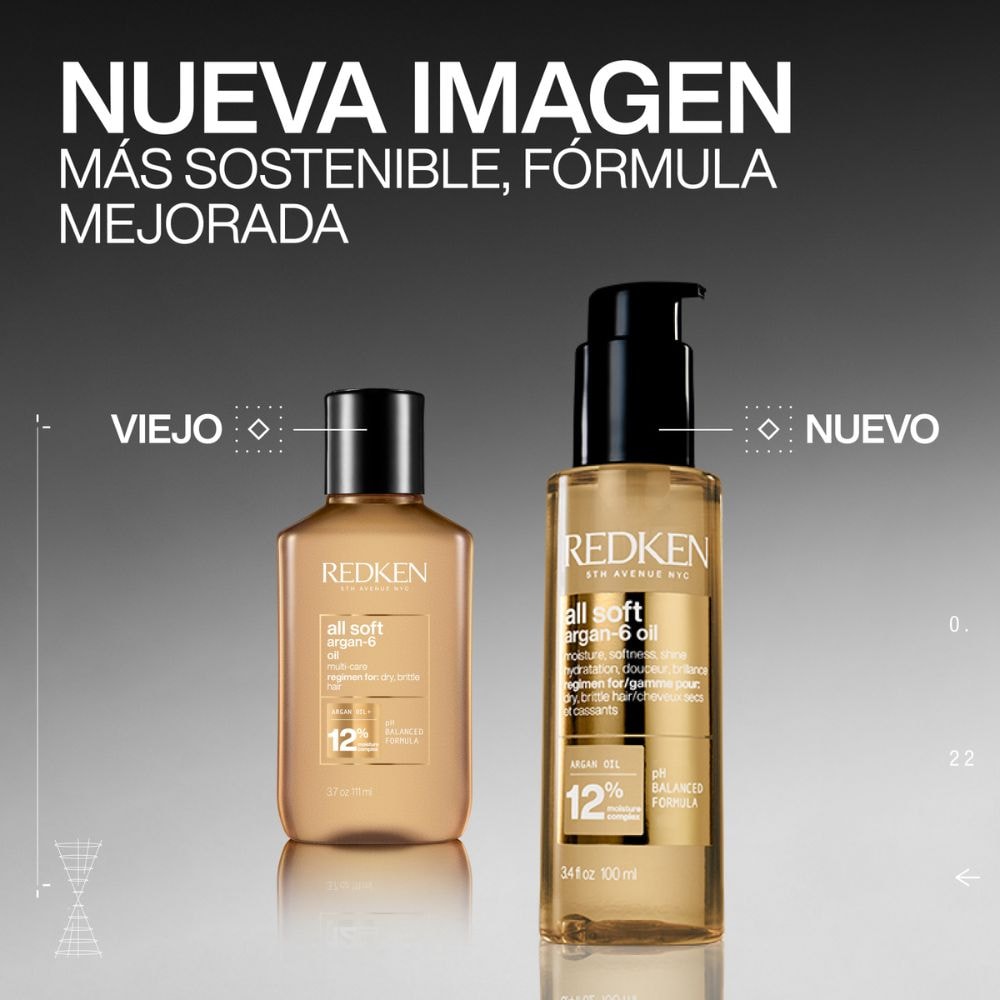 ALL SOFT ARGAN-6 OIL ACEITE DE ARGAN PARA EL CABELLO ByRedken