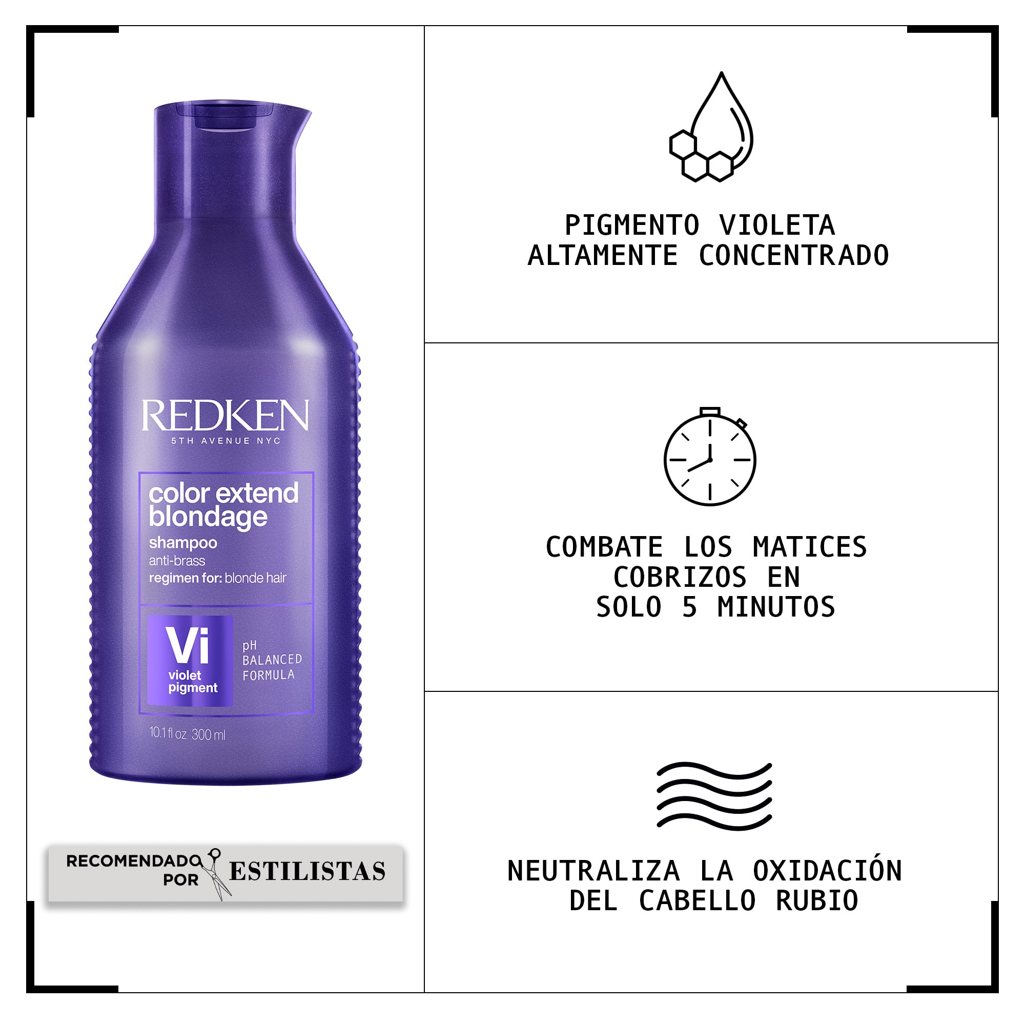 Shampoo Color Extend Blondage Violeta ByRedken