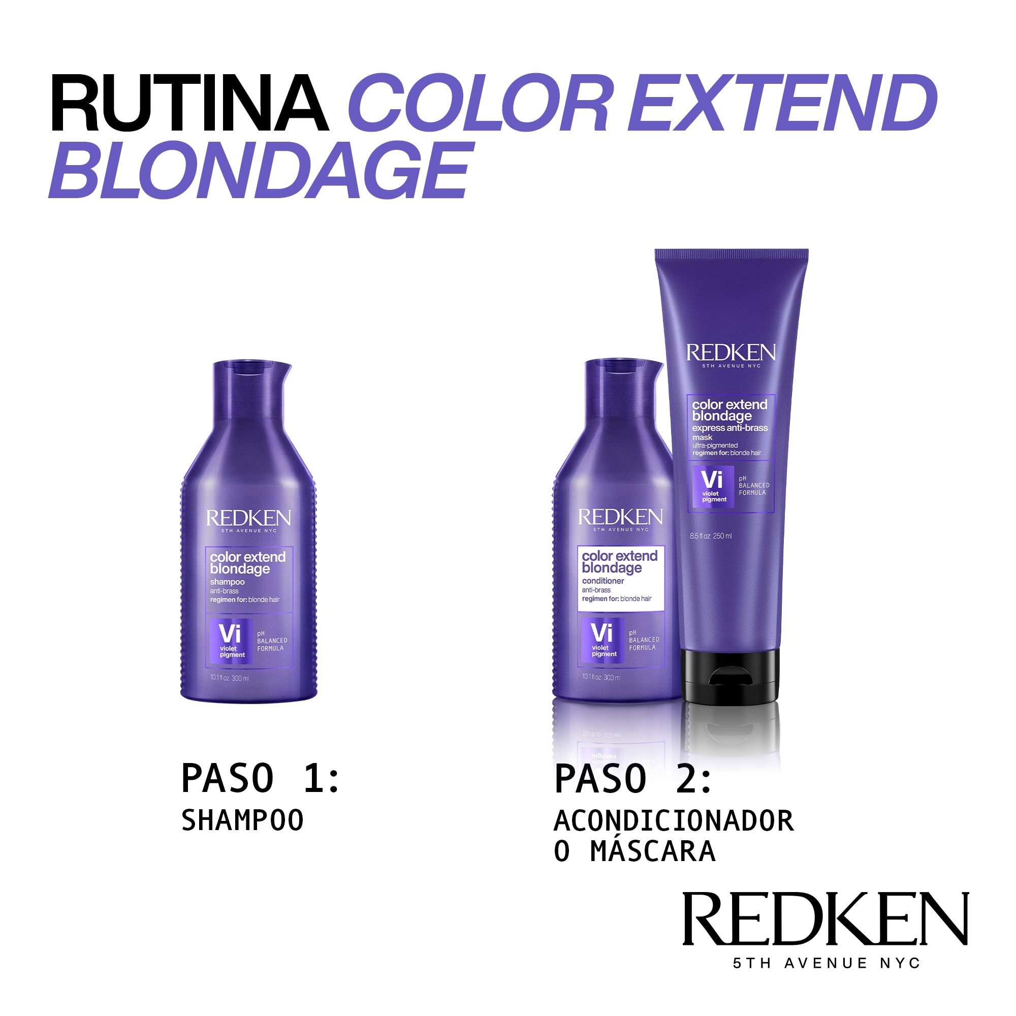 Shampoo Color Extend Blondage Violeta ByRedken